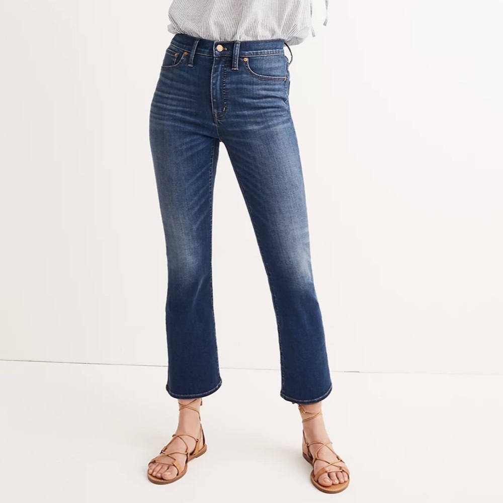 Madewell Petite Cali Demi-Boot Jeans NWT Sz 34P